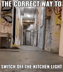 Correct Way Switch Off GIF - Correct Way Switch Off The Kitchen Light GIFs