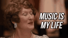 Music Is My Life GIF - Florence Foster Jenkins Meryl Streep Music GIFs