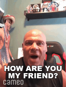 How Are You My Friend Kurt Angle GIF - How Are You My Friend Kurt Angle Cameo GIFs