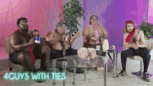 Fat Nick Pouya GIF - Fat Nick Pouya 4guys With Ties GIFs