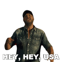 Hey Hey Usa Luke Bryan Sticker - Hey Hey Usa Luke Bryan Country On Song Stickers