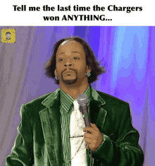 Tell Me The Last Time The Chargers Won Anything Dont Worry Ill Wait GIF - Tell Me The Last Time The Chargers Won Anything Dont Worry Ill Wait Mic GIFs