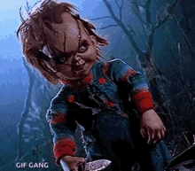 Chucky Stab GIF - Chucky Stab Dark GIFs