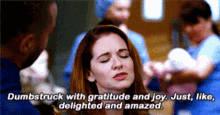 Greys Anatomy April Kepner GIF - Greys Anatomy April Kepner Dumbstruck With Gratitude And Joy GIFs