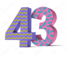 43 numbers