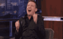 Jeremy Renner Happy GIF - Jeremy Renner Happy Laugh GIFs