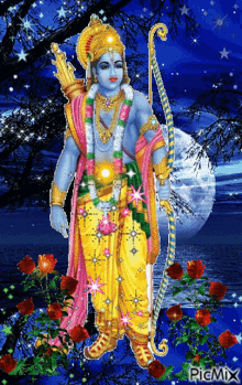 Sri Ram Ram GIF - Sri Ram Ram Hindu God GIFs