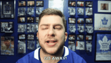 Steve Dangle Go Away GIF - Steve Dangle Go Away Toronto Maple Leafs GIFs