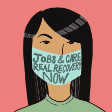 Jobs And Care Real Recovery Now Masks GIF - Jobs And Care Real Recovery Now Masks Wear A Mask GIFs