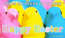 Peeps Happy Easter GIF - Peeps Happy Easter Bird GIFs