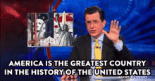 July GIF - Stephen Colbert America Is The Greatest Country GIFs