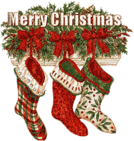 Christmas Stockings Sticker - Christmas Stockings Stickers