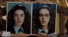 Anne Hathaway Before And After GIF - Anne Hathaway Before And After Princess Diaries GIFs