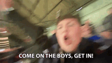 Come On The Boys Get In Rhys Parsons GIF - Come On The Boys Get In Rhys Parsons The Boys GIFs