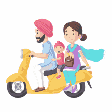 sardar creativehatti family bike indian