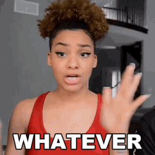 Whatever Hailey Laine GIF - Whatever Hailey Laine The Laine Family GIFs