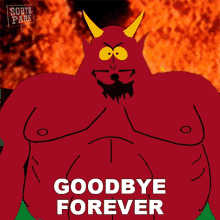 Goodbye Forever Satan GIF - Goodbye Forever Satan South Park GIFs