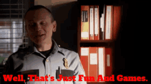Station19 Chief Michael Dixon GIF - Station19 Chief Michael Dixon Well Thats Just Fun And Games GIFs