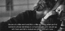little weird find someone compatible love evan peters