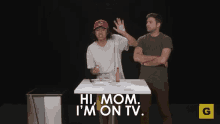 Hi Mom Im On Tv GIF - Hi Mom Im On Tv Hand Wave GIFs