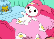 My Melody GIF - My Melody Yay Excited GIFs