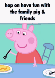 Hop On Have Fun With The Family Pig GIF - Hop On Have Fun With The Family Pig Family Pig GIFs