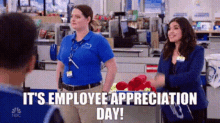Superstore Amy Sosa GIF - Superstore Amy Sosa Its Employee Appreciation Day GIFs