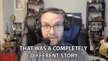 That Was A Completely Different Story William Newberry GIF - That Was A Completely Different Story William Newberry Smite GIFs