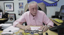 Stan Lee Oh Yeah GIF - Stan Lee Oh Yeah Well GIFs