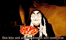 pizza one bite snow white disney animated