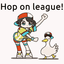 Subaru Duck Hop On League GIF - Subaru Duck Hop On League GIFs