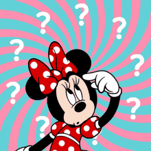 Minnie Mouse Hmmm GIF - Minnie Mouse Hmmm Thinking GIFs
