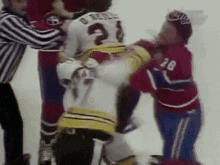 Montreal Canadiens Boston Bruins GIF - Montreal Canadiens Boston Bruins Fight GIFs