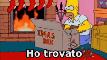 Luci Di Natale Albero Natale Colori Gatto Homer Simpson GIF - Christmas Lights Christmas Tree Christmas GIFs
