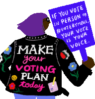 Your Vote Is Your Voice Power Sticker - Your Vote Is Your Voice Voice Power Stickers
