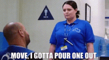Superstore Dina Fox GIF - Superstore Dina Fox Move I Gotta Pour One Out GIFs