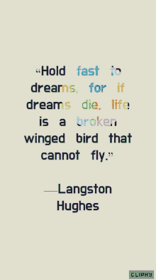 Langston Huges Quote GIF - Langston Huges Quote Motivation GIFs