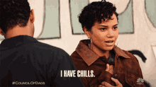 I Have Chills Michele Weaver GIF - I Have Chills Michele Weaver Luly Perry GIFs