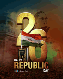happy republic day happy republic republic day bhim rao ambedkar india