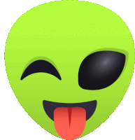 Silly Alien Sticker - Silly Alien Joypixels Stickers