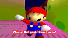 Smg4 Mario GIF - Smg4 Mario Hell Yeah GIFs