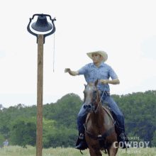 Ring The Bell Hunter Arnold GIF - Ring The Bell Hunter Arnold Ultimate Cowboy Showdown Season2 GIFs