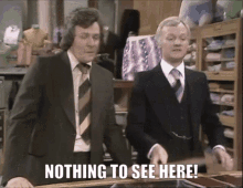 Are You Being Served John Inman GIF - Are You Being Served John Inman Nothing To See Here GIFs