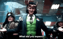 Loki What Did You GIF - Loki What Did You Expect GIFs