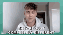 Theyre Just Completely Different Harry Jowsey GIF - Theyre Just Completely Different Harry Jowsey Popbuzz GIFs