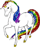 Unicorn Rainbow Sticker - Unicorn Rainbow Sparkle Stickers