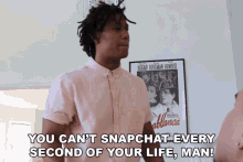 You Cant Snapchat Every Second Of Your Life Man Social Media Issues GIF - You Cant Snapchat Every Second Of Your Life Man Social Media Issues Upset GIFs