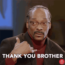 Thank You Brother Snoop Dogg GIF - Thank You Brother Snoop Dogg Red Table Talk GIFs