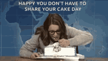 Birthday Cake Day GIF - Birthday Cake Day Dont Share GIFs