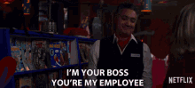 Im Your Boss Youre My Employee Alessandro Juliani GIF - Im Your Boss Youre My Employee Alessandro Juliani Dr Cee GIFs